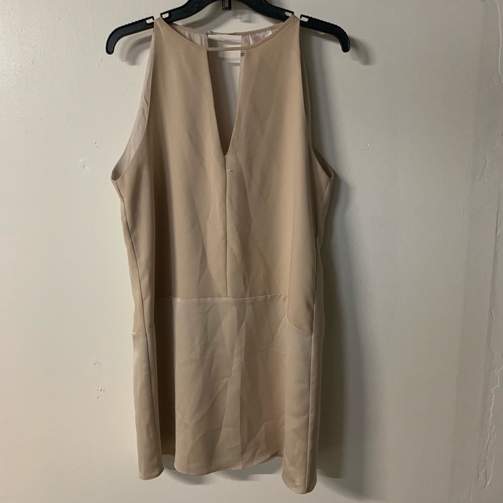 Parker dress cream pink size M